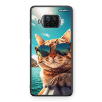 Thumbnail for Θήκη Xiaomi Mi 10T Lite Summer Cat από τη Smartfits με σχέδιο στο πίσω μέρος και μαύρο περίβλημα | Xiaomi Mi 10T Lite Summer Cat case with colorful back and black bezels