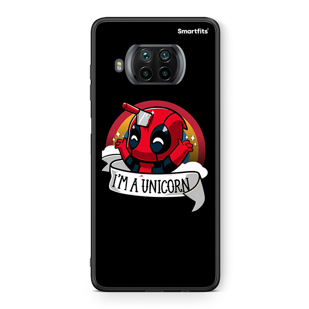 Θήκη Xiaomi Mi 10T Lite Unicorn Deadpool από τη Smartfits με σχέδιο στο πίσω μέρος και μαύρο περίβλημα | Xiaomi Mi 10T Lite Unicorn Deadpool case with colorful back and black bezels