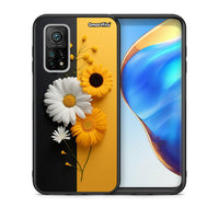 Thumbnail for Θήκη Xiaomi Mi 10T/10T Pro Yellow Daisies από τη Smartfits με σχέδιο στο πίσω μέρος και μαύρο περίβλημα | Xiaomi Mi 10T/10T Pro Yellow Daisies case with colorful back and black bezels