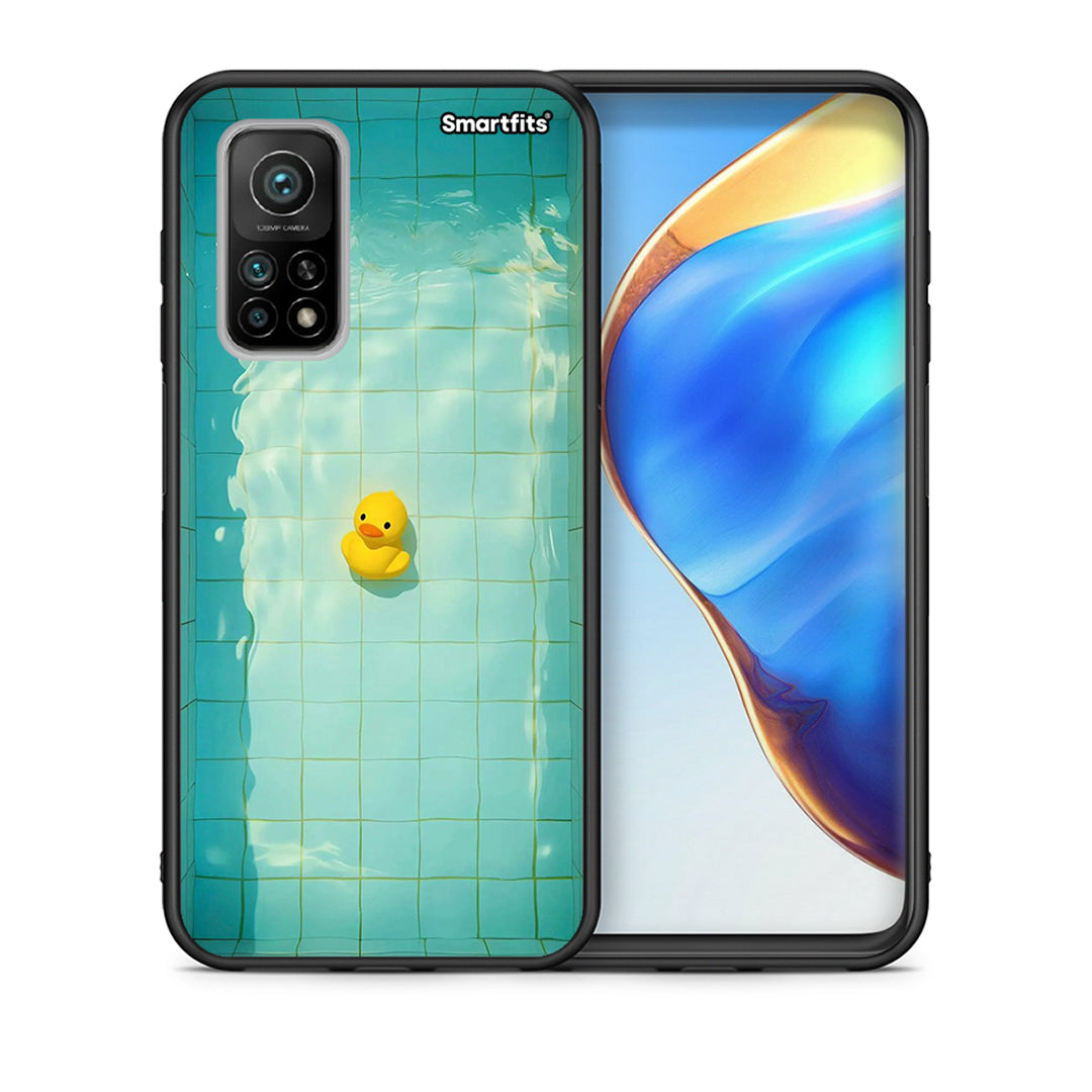 Θήκη Xiaomi Mi 10T/10T Pro Yellow Duck από τη Smartfits με σχέδιο στο πίσω μέρος και μαύρο περίβλημα | Xiaomi Mi 10T/10T Pro Yellow Duck case with colorful back and black bezels