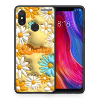 Thumbnail for Θήκη Xiaomi Mi 8 Bubble Daisies από τη Smartfits με σχέδιο στο πίσω μέρος και μαύρο περίβλημα | Xiaomi Mi 8 Bubble Daisies case with colorful back and black bezels