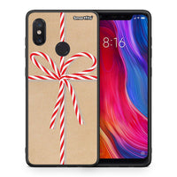 Thumbnail for Θήκη Xiaomi Mi 8 Christmas Gift από τη Smartfits με σχέδιο στο πίσω μέρος και μαύρο περίβλημα | Xiaomi Mi 8 Christmas Gift case with colorful back and black bezels