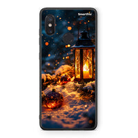 Thumbnail for Xiaomi Mi 8 Christmas Ornaments θήκη από τη Smartfits με σχέδιο στο πίσω μέρος και μαύρο περίβλημα | Smartphone case with colorful back and black bezels by Smartfits