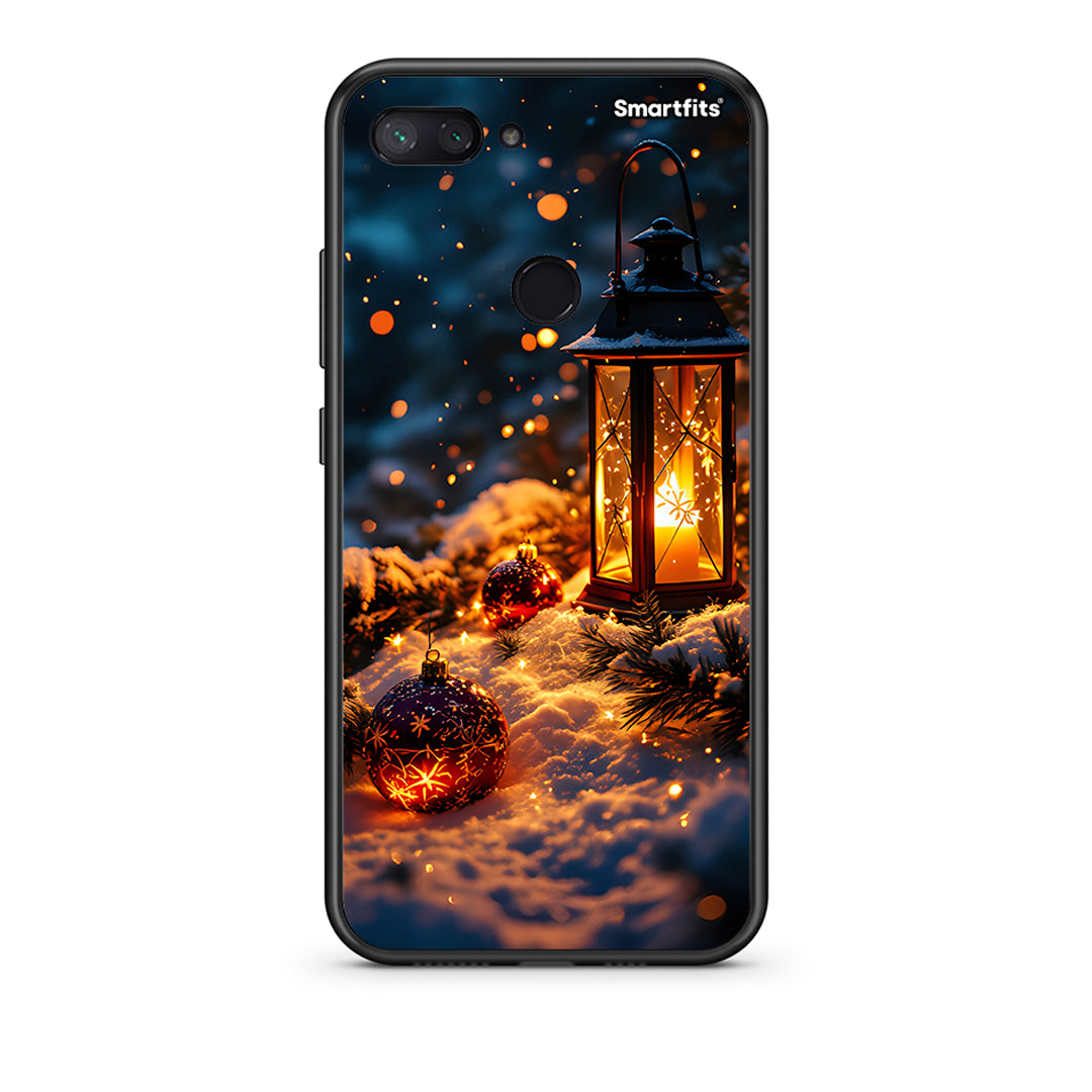 Xiaomi Mi 8 Lite Christmas Ornaments θήκη από τη Smartfits με σχέδιο στο πίσω μέρος και μαύρο περίβλημα | Smartphone case with colorful back and black bezels by Smartfits