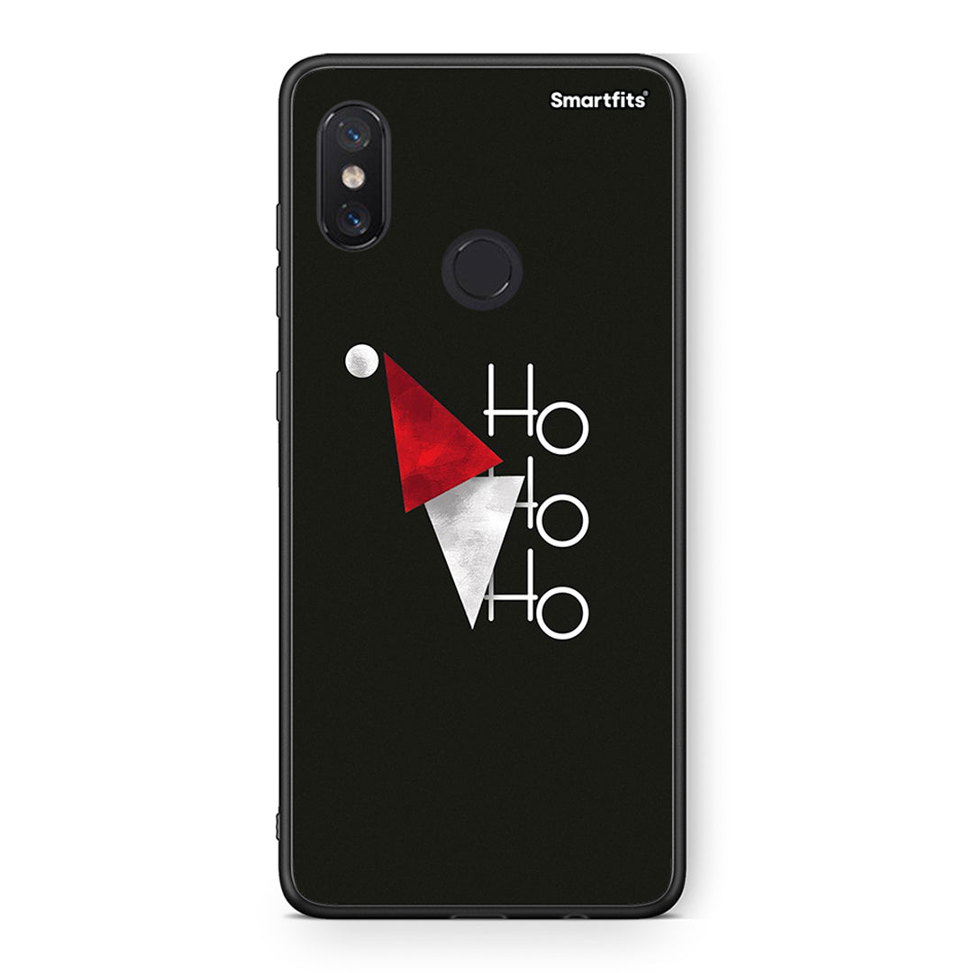 Xiaomi Mi 8 Minimal Christmas θήκη από τη Smartfits με σχέδιο στο πίσω μέρος και μαύρο περίβλημα | Smartphone case with colorful back and black bezels by Smartfits