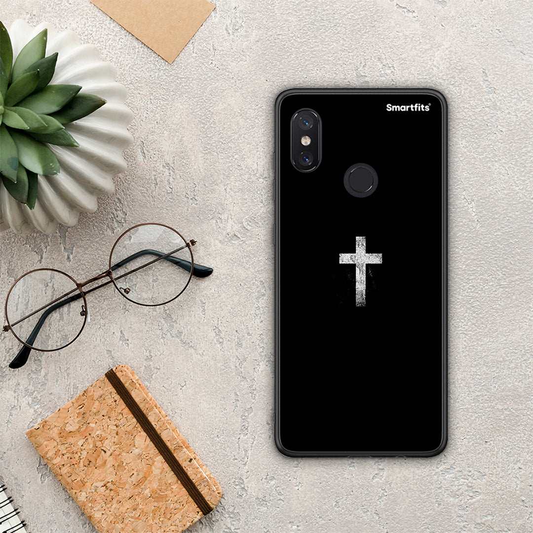 White Cross - Xiaomi Mi 8 θήκη