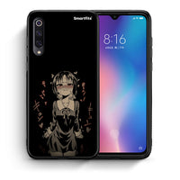 Thumbnail for Θήκη Xiaomi Mi 9 Anime Girl από τη Smartfits με σχέδιο στο πίσω μέρος και μαύρο περίβλημα | Xiaomi Mi 9 Anime Girl case with colorful back and black bezels