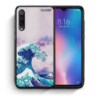 Thumbnail for Θήκη Xiaomi Mi 9 Blue Waves από τη Smartfits με σχέδιο στο πίσω μέρος και μαύρο περίβλημα | Xiaomi Mi 9 Blue Waves case with colorful back and black bezels