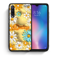 Thumbnail for Θήκη Xiaomi Mi 9 Bubble Daisies από τη Smartfits με σχέδιο στο πίσω μέρος και μαύρο περίβλημα | Xiaomi Mi 9 Bubble Daisies case with colorful back and black bezels