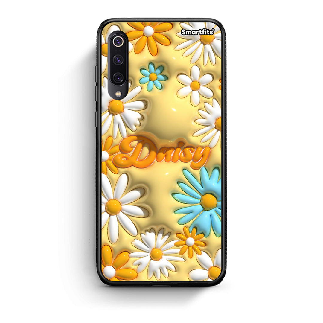 Xiaomi Mi 9 Bubble Daisies θήκη από τη Smartfits με σχέδιο στο πίσω μέρος και μαύρο περίβλημα | Smartphone case with colorful back and black bezels by Smartfits