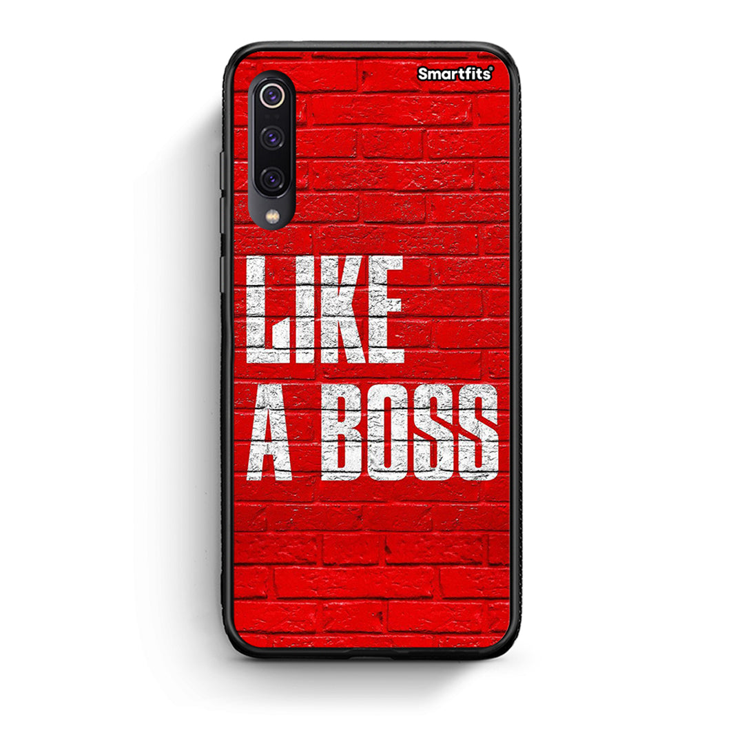 Xiaomi Mi 9 Like A Boss θήκη από τη Smartfits με σχέδιο στο πίσω μέρος και μαύρο περίβλημα | Smartphone case with colorful back and black bezels by Smartfits