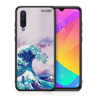 Thumbnail for Θήκη Xiaomi Mi 9 Lite Blue Waves από τη Smartfits με σχέδιο στο πίσω μέρος και μαύρο περίβλημα | Xiaomi Mi 9 Lite Blue Waves case with colorful back and black bezels