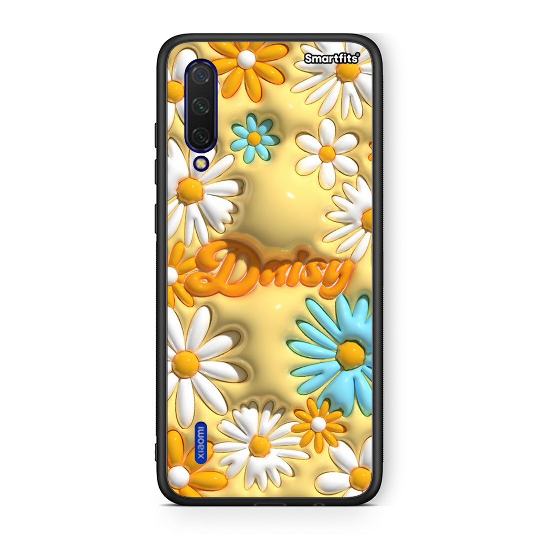 Xiaomi Mi 9 Lite Bubble Daisies θήκη από τη Smartfits με σχέδιο στο πίσω μέρος και μαύρο περίβλημα | Smartphone case with colorful back and black bezels by Smartfits