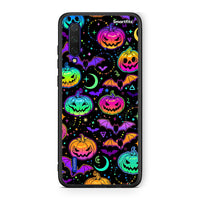 Thumbnail for Xiaomi Mi 9 Lite Neon Halloween θήκη από τη Smartfits με σχέδιο στο πίσω μέρος και μαύρο περίβλημα | Smartphone case with colorful back and black bezels by Smartfits