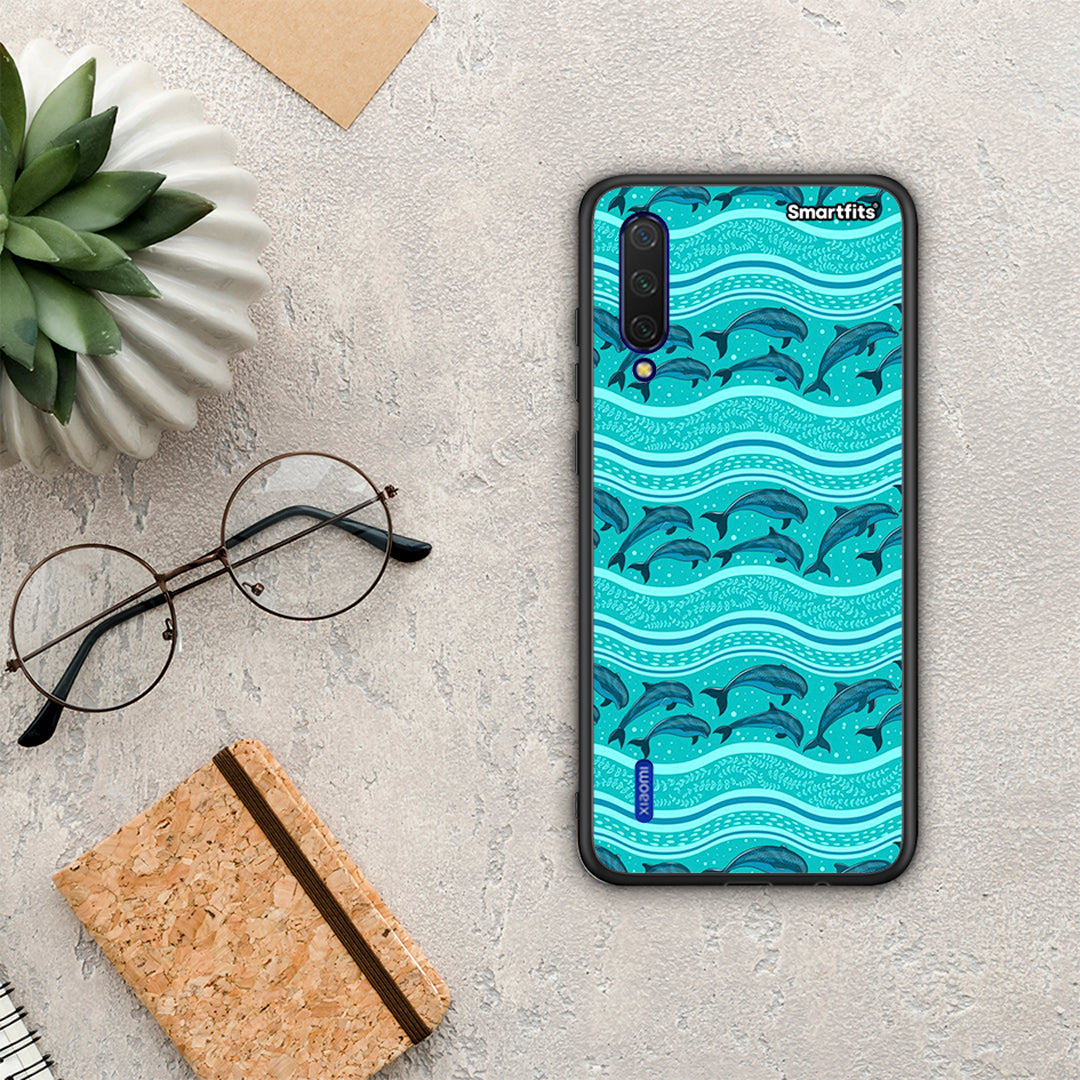 Swimming Dolphins - Xiaomi Mi 9 Lite case