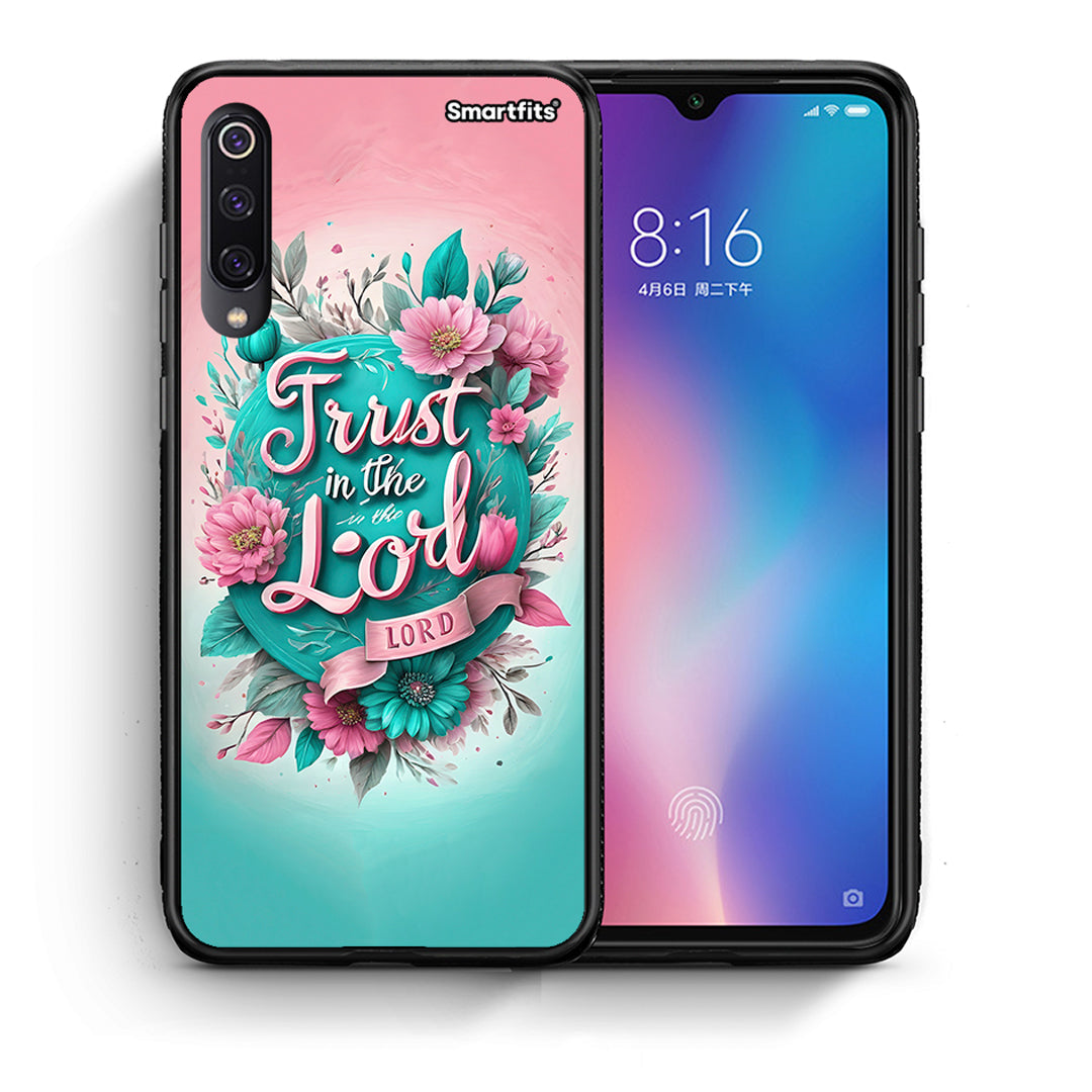 Θήκη Xiaomi Mi 9 Lord Trust από τη Smartfits με σχέδιο στο πίσω μέρος και μαύρο περίβλημα | Xiaomi Mi 9 Lord Trust case with colorful back and black bezels