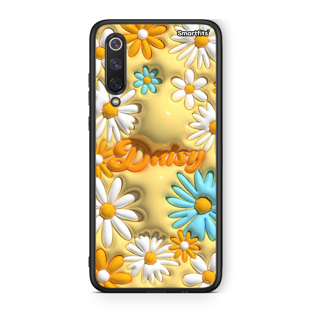 Xiaomi Mi 9 SE Bubble Daisies θήκη από τη Smartfits με σχέδιο στο πίσω μέρος και μαύρο περίβλημα | Smartphone case with colorful back and black bezels by Smartfits