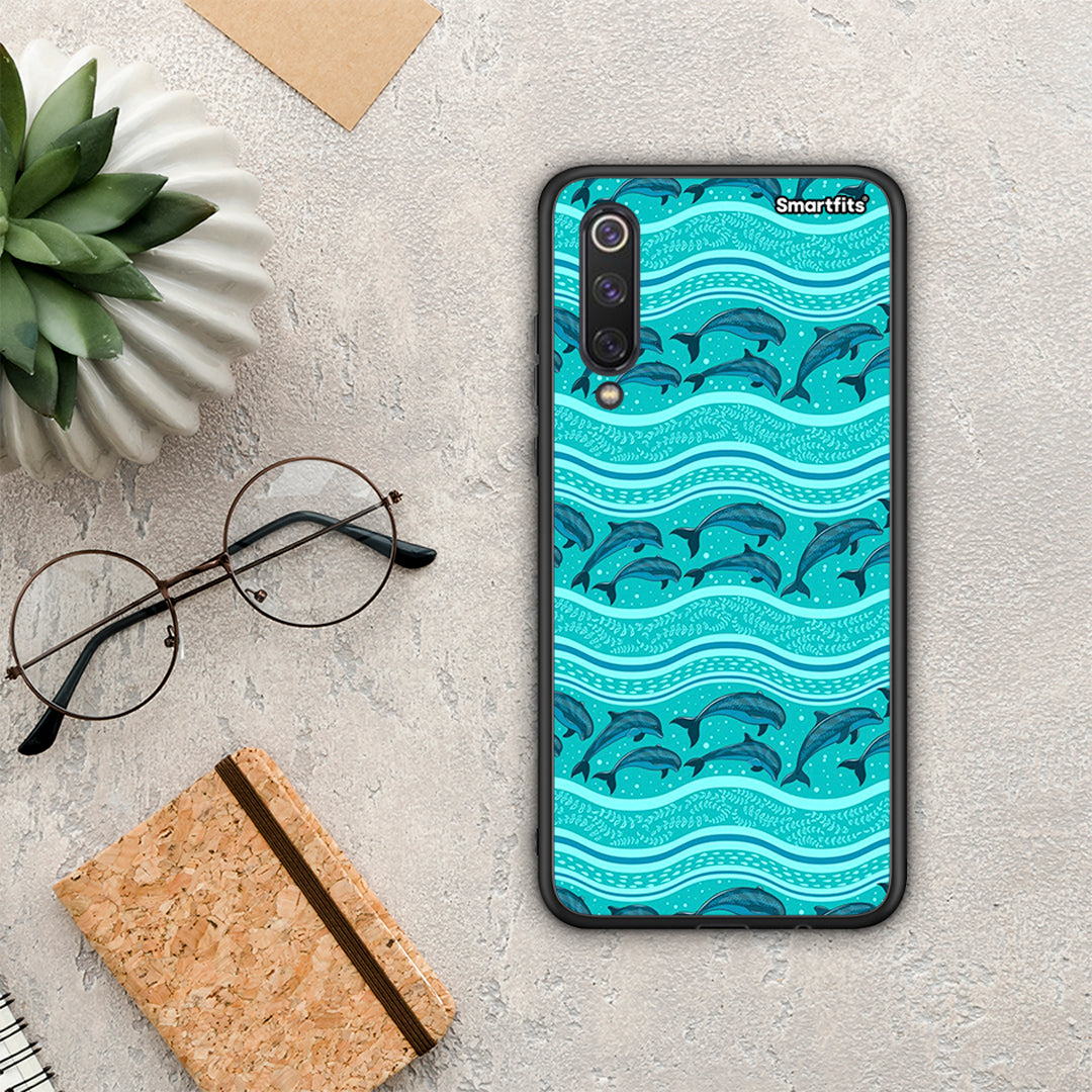 Swimming Dolphins - Xiaomi Mi 9 Se Press