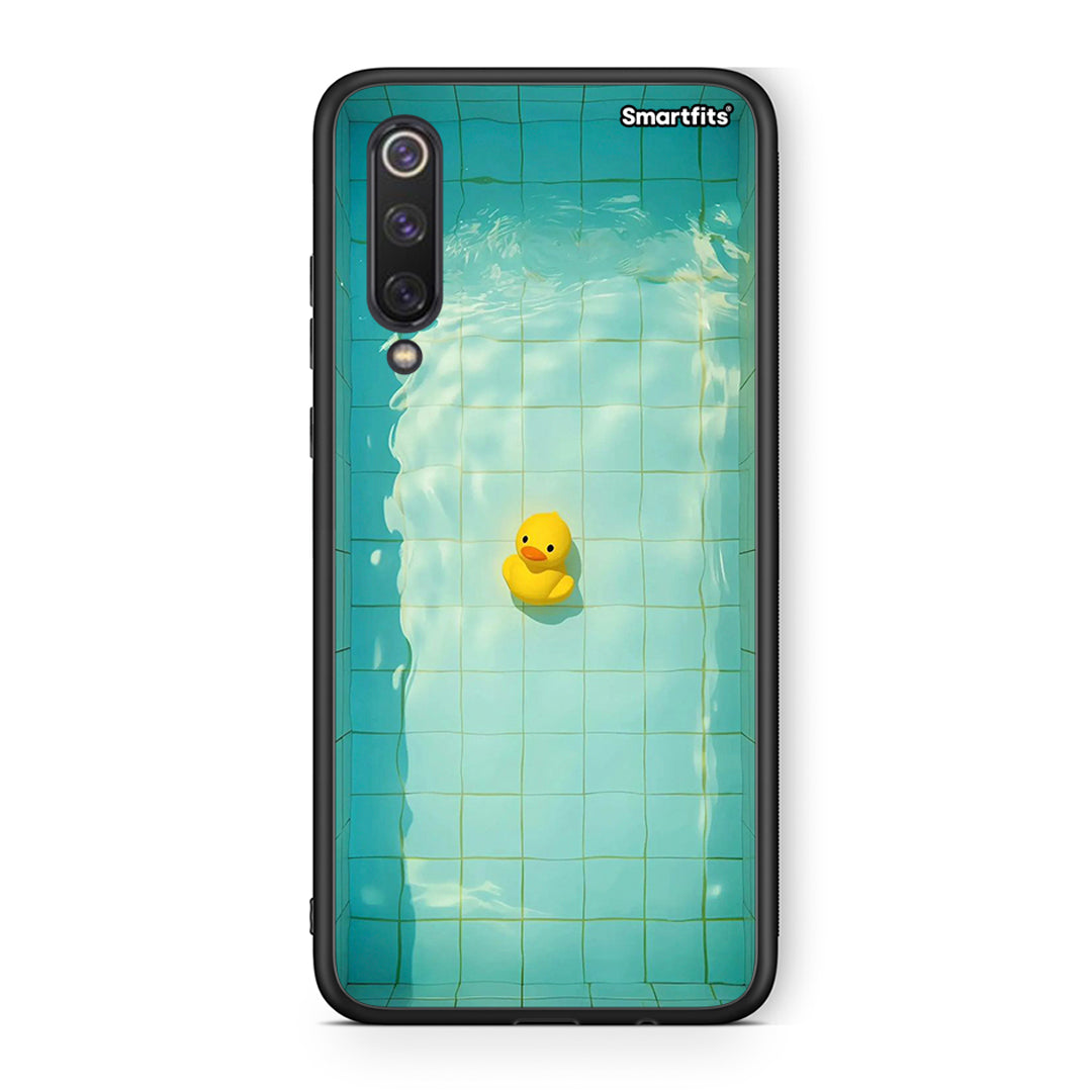 Xiaomi Mi 9 SE Yellow Duck θήκη από τη Smartfits με σχέδιο στο πίσω μέρος και μαύρο περίβλημα | Smartphone case with colorful back and black bezels by Smartfits