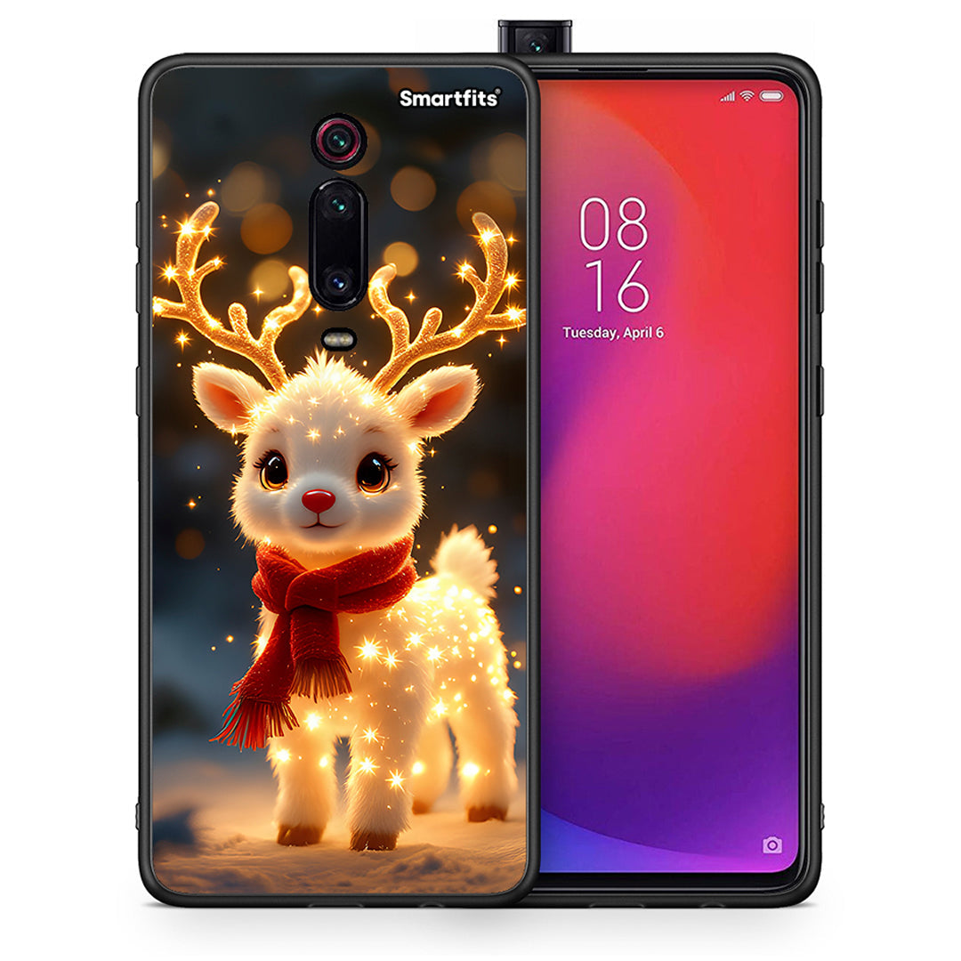 Θήκη Xiaomi Redmi K20/K20 Pro Christmas Cutie από τη Smartfits με σχέδιο στο πίσω μέρος και μαύρο περίβλημα | Xiaomi Redmi K20/K20 Pro Christmas Cutie case with colorful back and black bezels