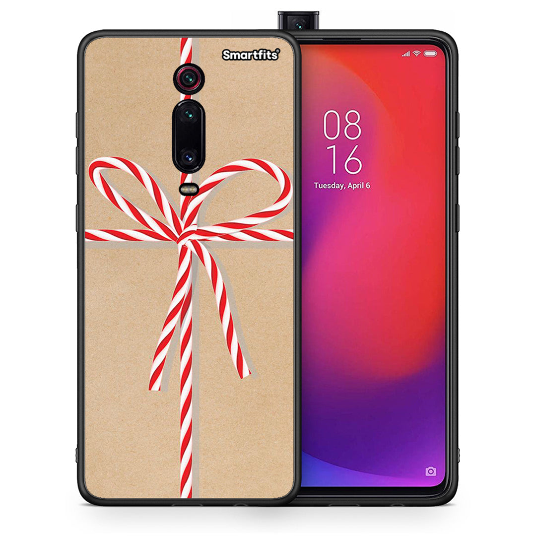 Θήκη Xiaomi Redmi K20/K20 Pro Christmas Gift από τη Smartfits με σχέδιο στο πίσω μέρος και μαύρο περίβλημα | Xiaomi Redmi K20/K20 Pro Christmas Gift case with colorful back and black bezels