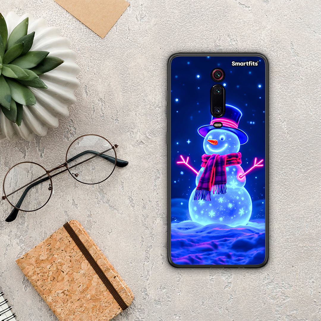 Christmas Neon Snowman - Xiaomi Redmi K20 / K20 Pro θήκη