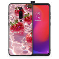 Thumbnail for Θήκη Xiaomi Redmi K20/K20 Pro Juicy Strawberries από τη Smartfits με σχέδιο στο πίσω μέρος και μαύρο περίβλημα | Xiaomi Redmi K20/K20 Pro Juicy Strawberries case with colorful back and black bezels