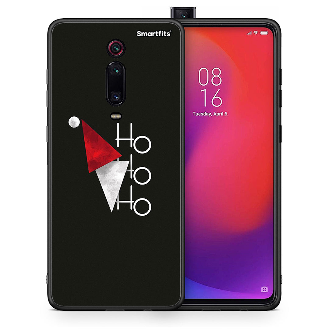 Θήκη Xiaomi Redmi K20/K20 Pro Minimal Christmas από τη Smartfits με σχέδιο στο πίσω μέρος και μαύρο περίβλημα | Xiaomi Redmi K20/K20 Pro Minimal Christmas case with colorful back and black bezels