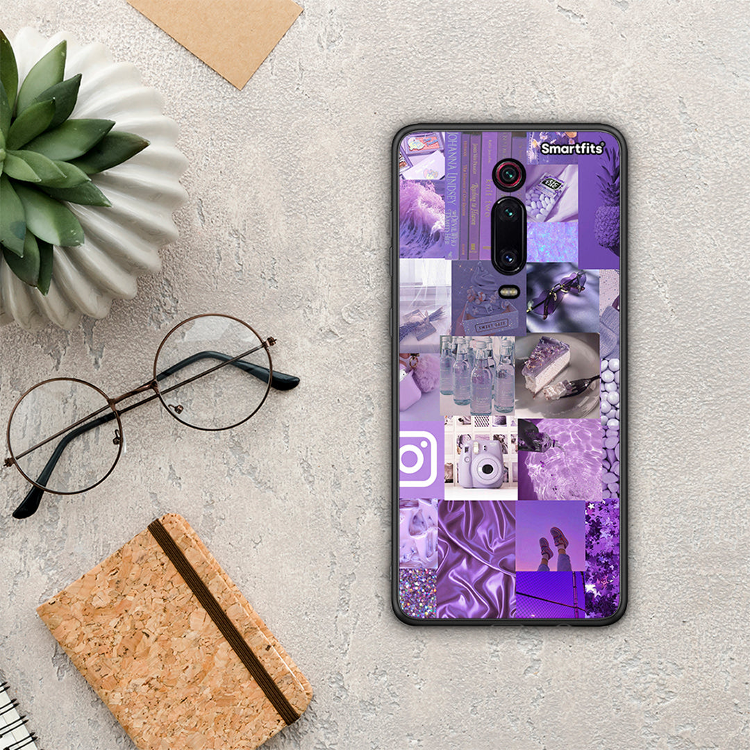 Purple Aesthetic Collage - Xiaomi Redmi K20 / K20 Pro θήκη