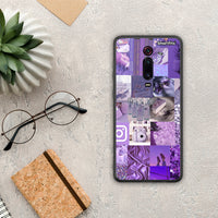 Thumbnail for Purple Aesthetic Collage - Xiaomi Redmi K20 / K20 Pro θήκη