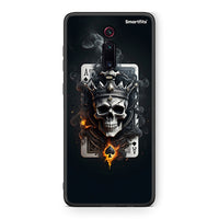 Thumbnail for Xiaomi Mi 9T Skull King Ace θήκη από τη Smartfits με σχέδιο στο πίσω μέρος και μαύρο περίβλημα | Smartphone case with colorful back and black bezels by Smartfits