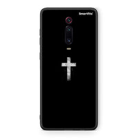 Thumbnail for Xiaomi Mi 9T White Cross θήκη από τη Smartfits με σχέδιο στο πίσω μέρος και μαύρο περίβλημα | Smartphone case with colorful back and black bezels by Smartfits