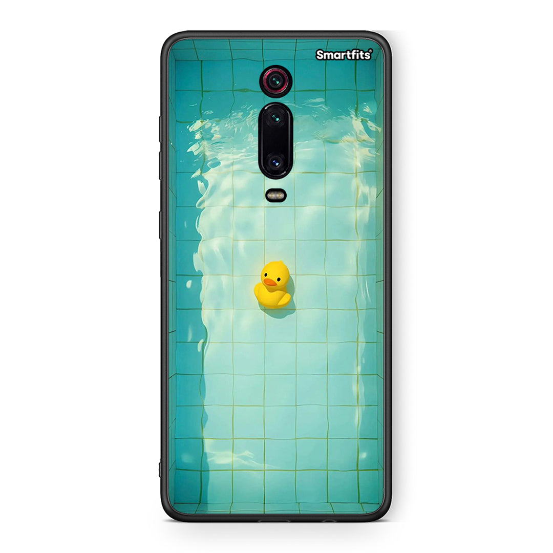 Xiaomi Mi 9T Yellow Duck θήκη από τη Smartfits με σχέδιο στο πίσω μέρος και μαύρο περίβλημα | Smartphone case with colorful back and black bezels by Smartfits