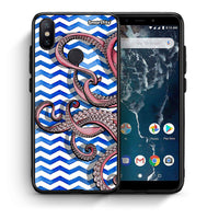 Thumbnail for Θήκη Xiaomi Mi A2 Chevron Devilfish από τη Smartfits με σχέδιο στο πίσω μέρος και μαύρο περίβλημα | Xiaomi Mi A2 Chevron Devilfish case with colorful back and black bezels