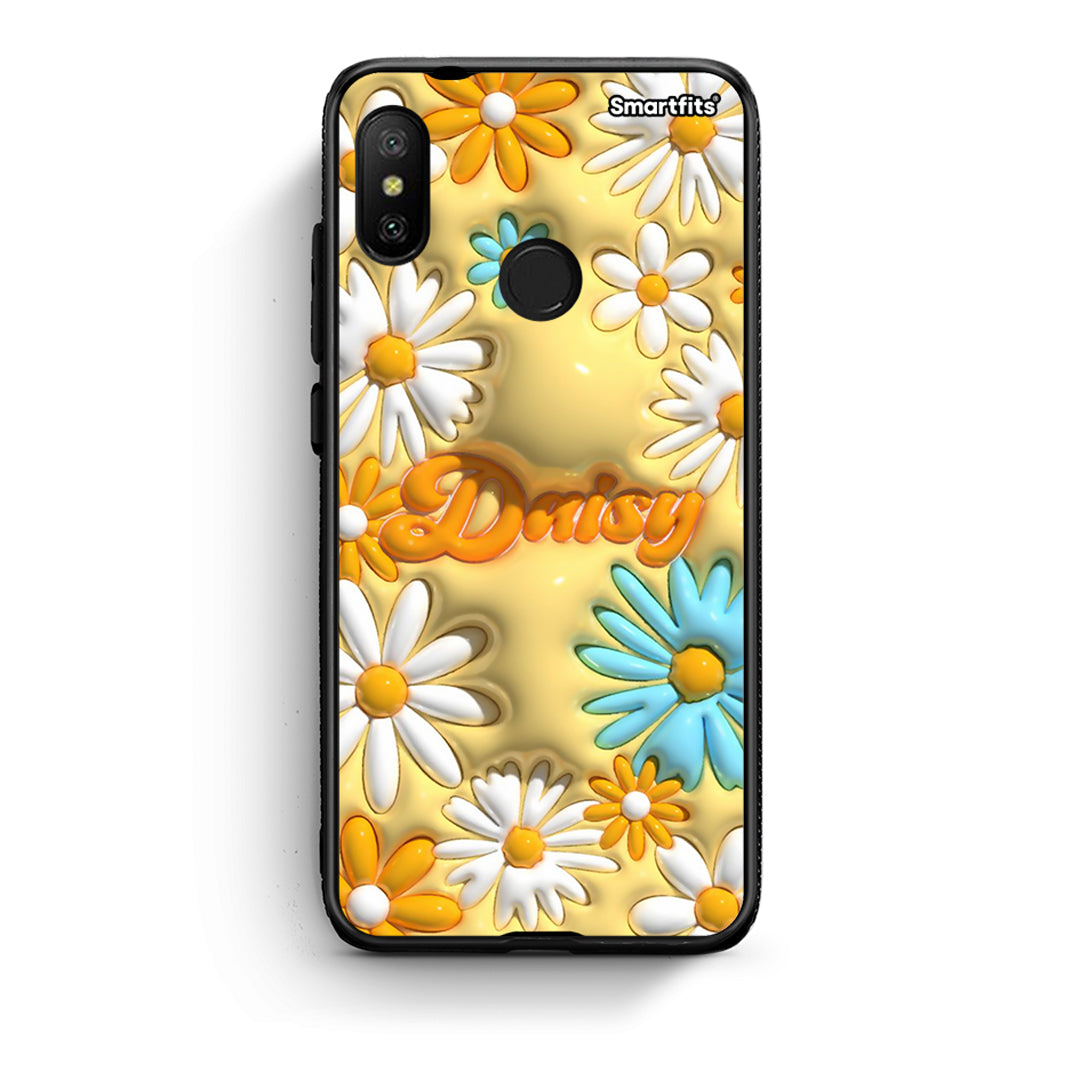 Xiaomi Mi A2 Lite Bubble Daisies θήκη από τη Smartfits με σχέδιο στο πίσω μέρος και μαύρο περίβλημα | Smartphone case with colorful back and black bezels by Smartfits