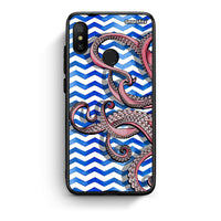 Thumbnail for Xiaomi Mi A2 Lite Chevron Devilfish θήκη από τη Smartfits με σχέδιο στο πίσω μέρος και μαύρο περίβλημα | Smartphone case with colorful back and black bezels by Smartfits