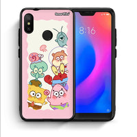 Thumbnail for Θήκη Xiaomi Mi A2 Lite Cute Companion από τη Smartfits με σχέδιο στο πίσω μέρος και μαύρο περίβλημα | Xiaomi Mi A2 Lite Cute Companion case with colorful back and black bezels