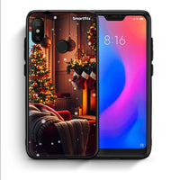 Thumbnail for Θήκη Xiaomi Mi A2 Lite Home For Christmas από τη Smartfits με σχέδιο στο πίσω μέρος και μαύρο περίβλημα | Xiaomi Mi A2 Lite Home For Christmas case with colorful back and black bezels