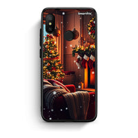 Thumbnail for Xiaomi Mi A2 Lite Home For Christmas θήκη από τη Smartfits με σχέδιο στο πίσω μέρος και μαύρο περίβλημα | Smartphone case with colorful back and black bezels by Smartfits