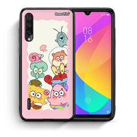 Thumbnail for Θήκη Xiaomi Mi A3 Cute Companion από τη Smartfits με σχέδιο στο πίσω μέρος και μαύρο περίβλημα | Xiaomi Mi A3 Cute Companion case with colorful back and black bezels