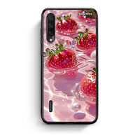 Thumbnail for Xiaomi Mi A3 Juicy Strawberries θήκη από τη Smartfits με σχέδιο στο πίσω μέρος και μαύρο περίβλημα | Smartphone case with colorful back and black bezels by Smartfits