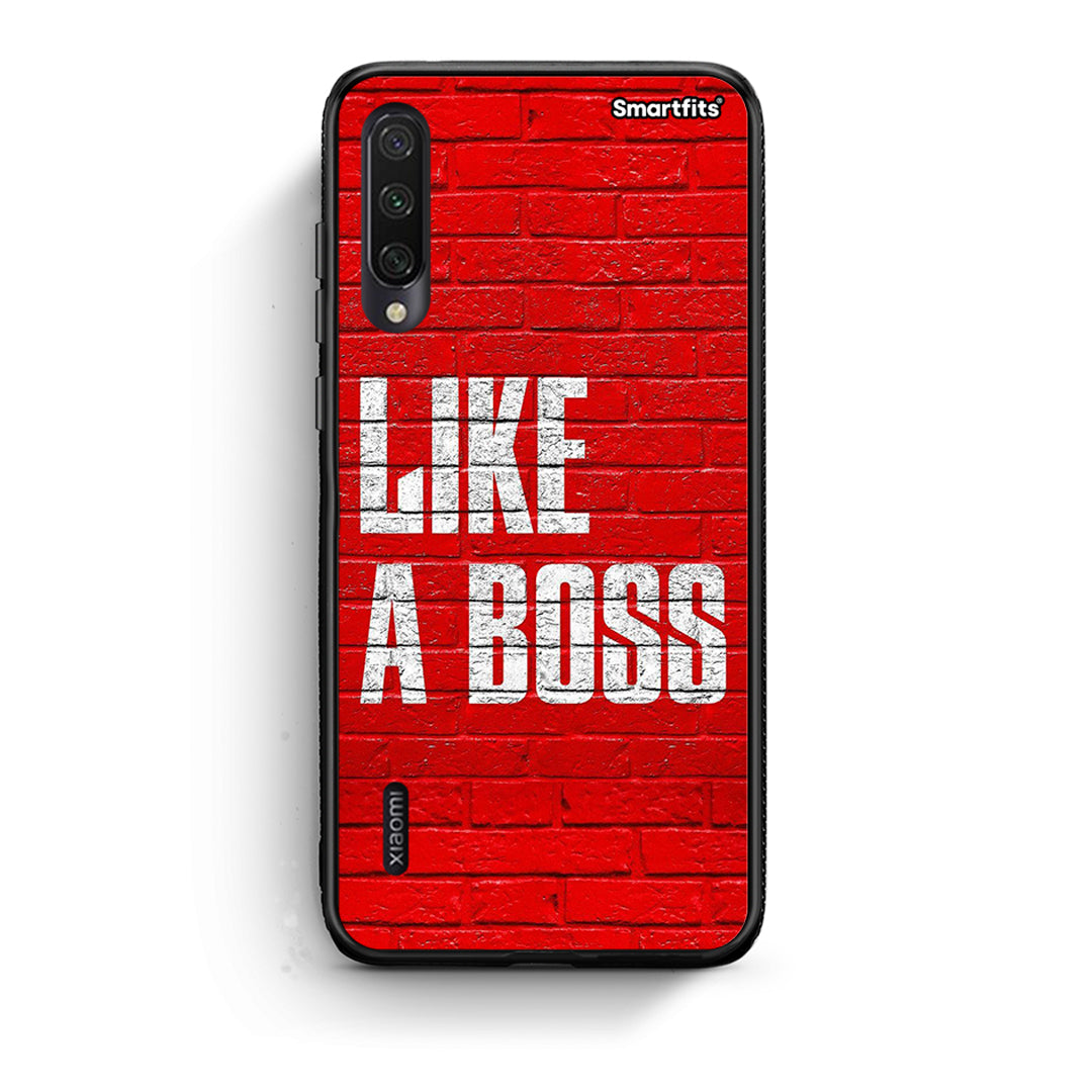 Xiaomi Mi A3 Like A Boss θήκη από τη Smartfits με σχέδιο στο πίσω μέρος και μαύρο περίβλημα | Smartphone case with colorful back and black bezels by Smartfits