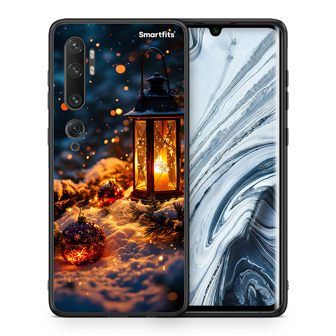 Θήκη Xiaomi Mi Note 10 Pro Christmas Ornaments από τη Smartfits με σχέδιο στο πίσω μέρος και μαύρο περίβλημα | Xiaomi Mi Note 10 Pro Christmas Ornaments case with colorful back and black bezels