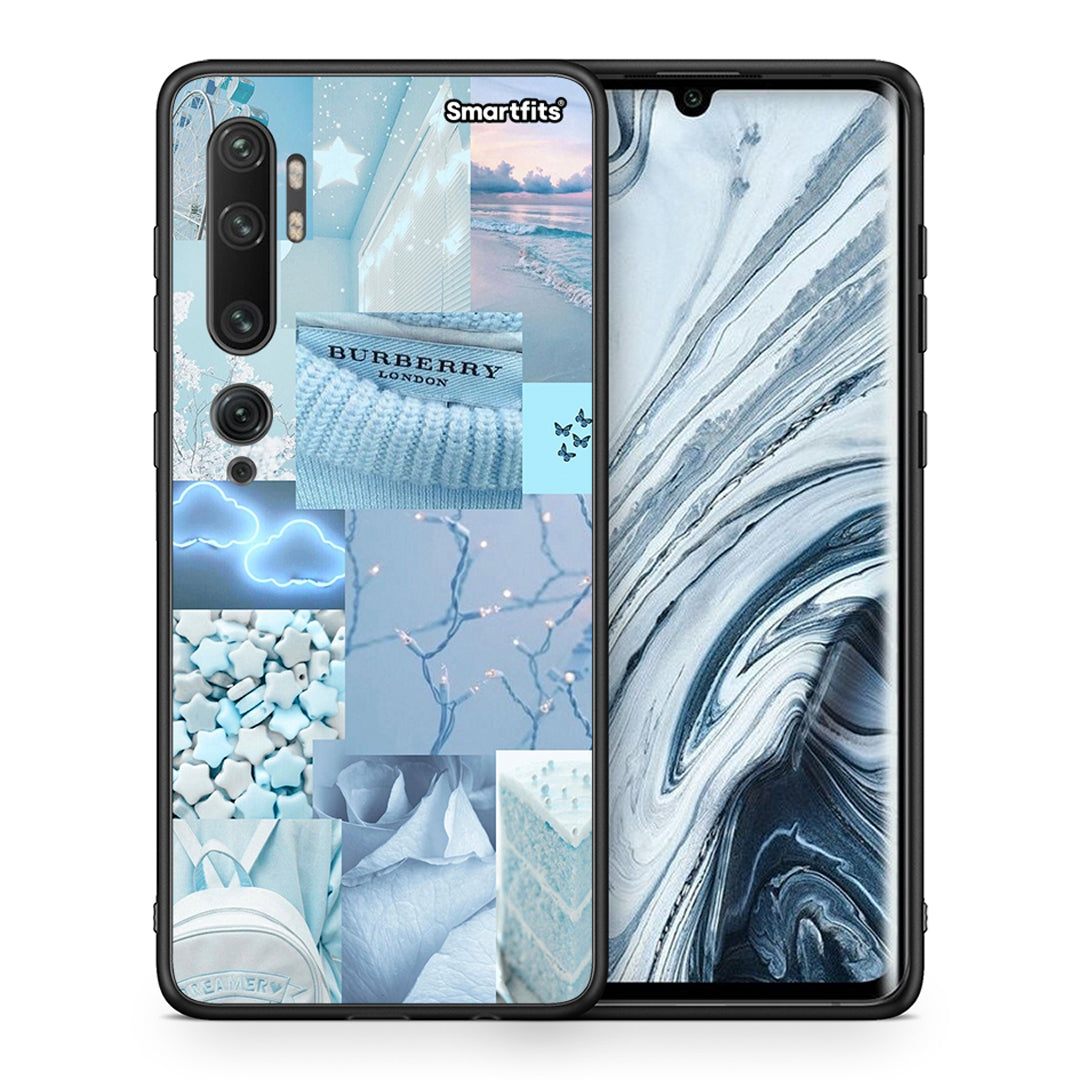 Θήκη Xiaomi Mi Note 10 Pro Ciel Aesthetic Collage από τη Smartfits με σχέδιο στο πίσω μέρος και μαύρο περίβλημα | Xiaomi Mi Note 10 Pro Ciel Aesthetic Collage case with colorful back and black bezels