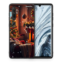 Thumbnail for Θήκη Xiaomi Mi Note 10 Pro Home For Christmas από τη Smartfits με σχέδιο στο πίσω μέρος και μαύρο περίβλημα | Xiaomi Mi Note 10 Pro Home For Christmas case with colorful back and black bezels