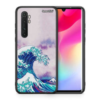 Thumbnail for Θήκη Xiaomi Mi Note 10 Lite Blue Waves από τη Smartfits με σχέδιο στο πίσω μέρος και μαύρο περίβλημα | Xiaomi Mi Note 10 Lite Blue Waves case with colorful back and black bezels