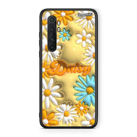 Thumbnail for Xiaomi Mi Note 10 Lite Bubble Daisies θήκη από τη Smartfits με σχέδιο στο πίσω μέρος και μαύρο περίβλημα | Smartphone case with colorful back and black bezels by Smartfits