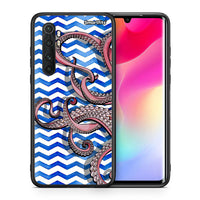 Thumbnail for Θήκη Xiaomi Mi Note 10 Lite Chevron Devilfish από τη Smartfits με σχέδιο στο πίσω μέρος και μαύρο περίβλημα | Xiaomi Mi Note 10 Lite Chevron Devilfish case with colorful back and black bezels