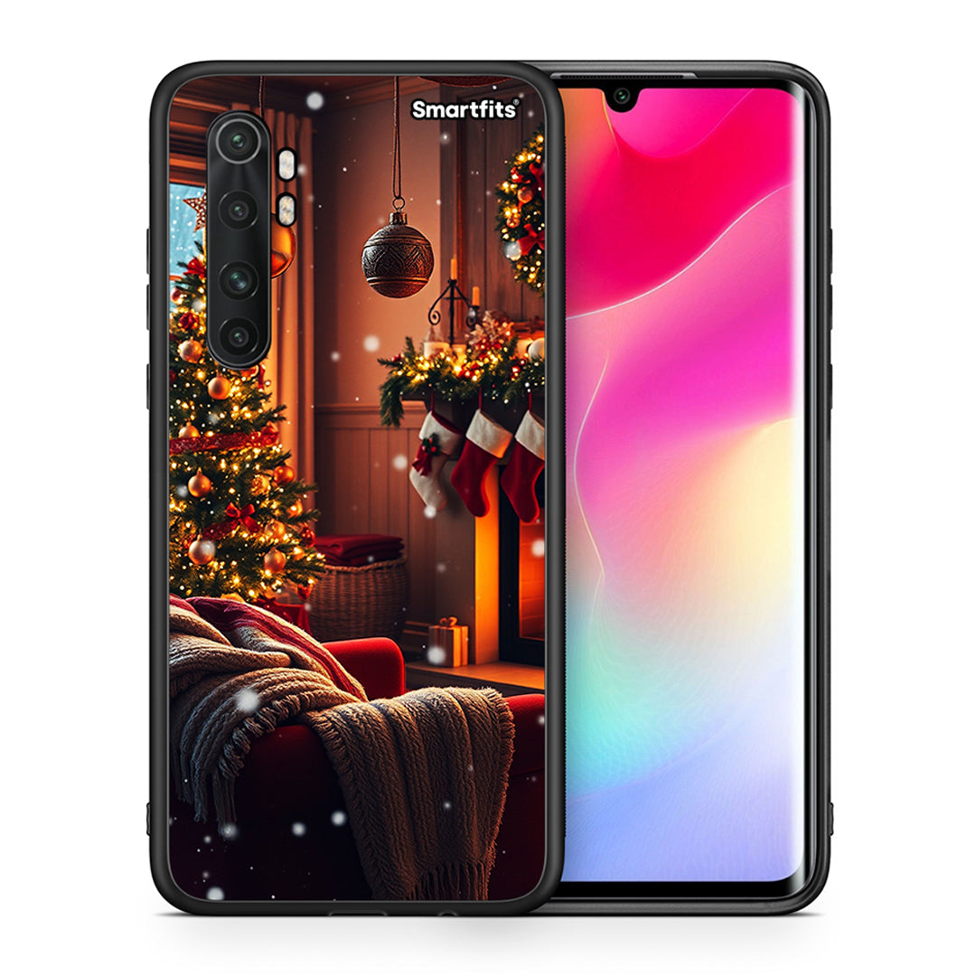 Θήκη Xiaomi Mi 10 Ultra Home For Christmas από τη Smartfits με σχέδιο στο πίσω μέρος και μαύρο περίβλημα | Xiaomi Mi 10 Ultra Home For Christmas case with colorful back and black bezels