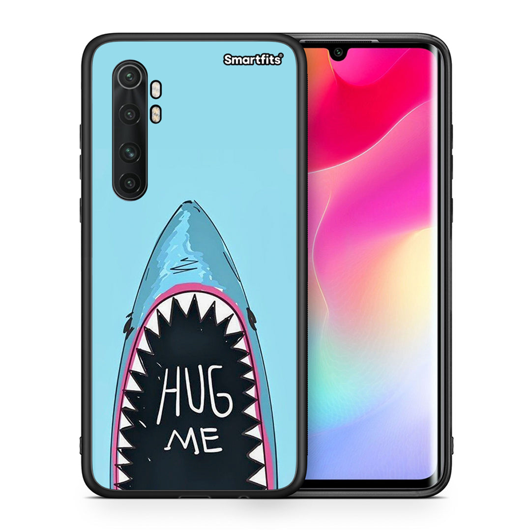 Θήκη Xiaomi Mi Note 10 Lite Hug Me από τη Smartfits με σχέδιο στο πίσω μέρος και μαύρο περίβλημα | Xiaomi Mi Note 10 Lite Hug Me case with colorful back and black bezels